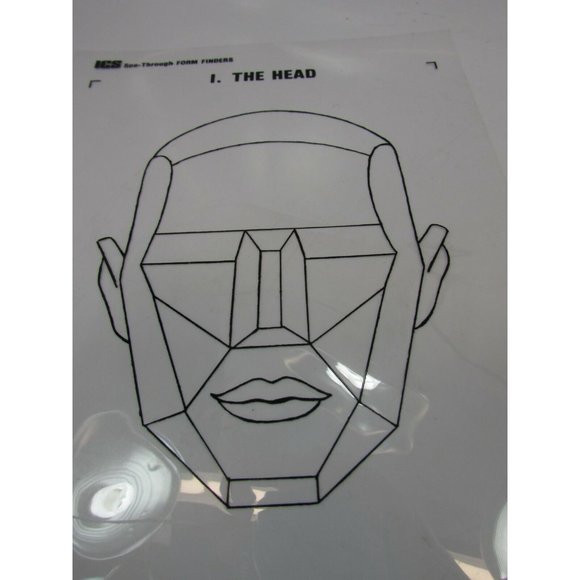 ICS Form Finders Planes of the Face Head Transparency See Through 53599 - Picture 2 of 4